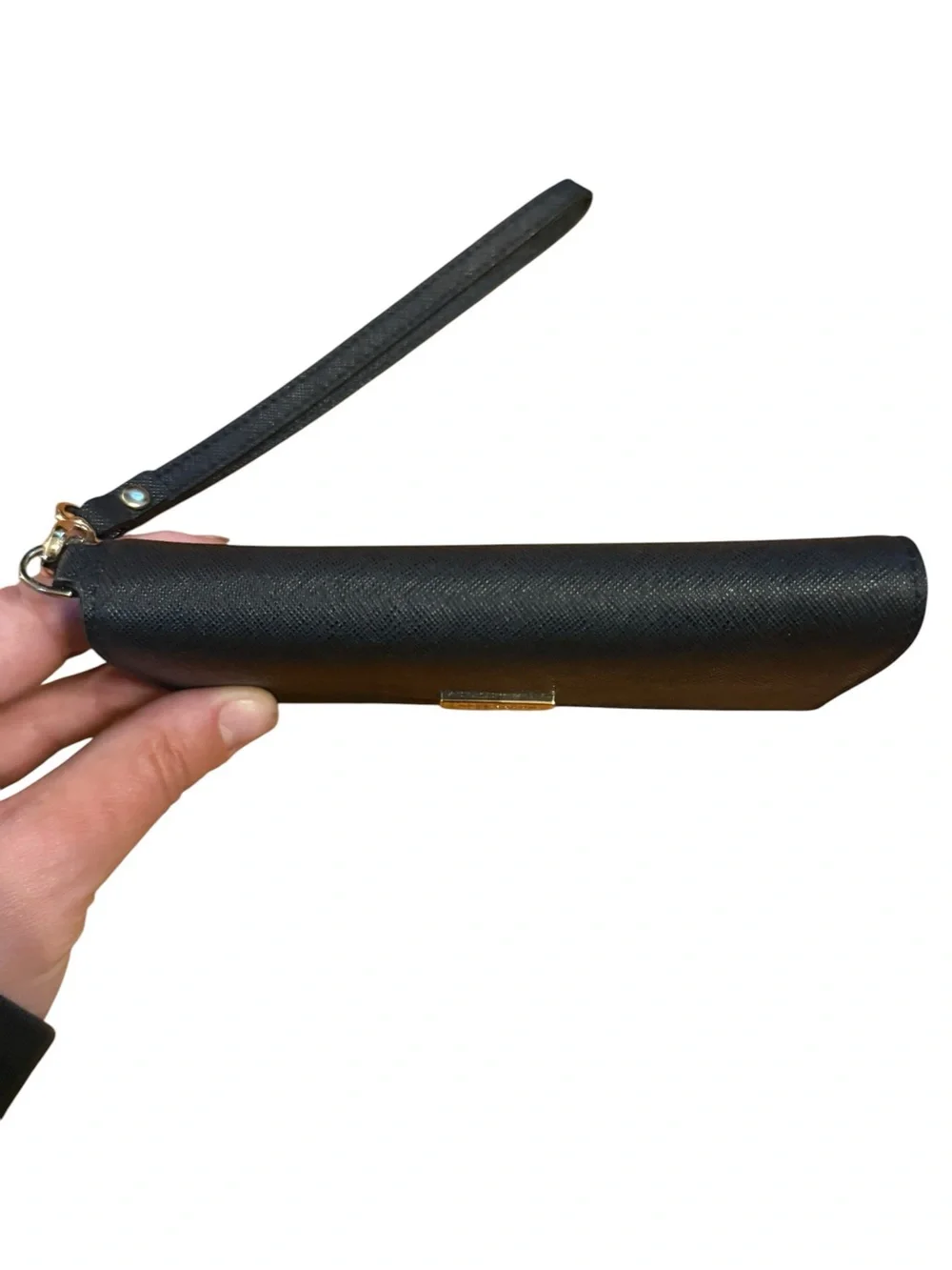 Kate Spade Black Saffiano Wristlet Clutch